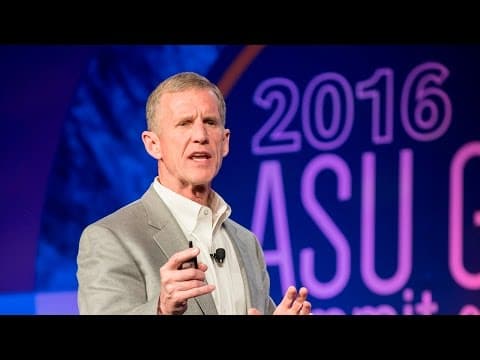 ASU GSV Summit: Keynote with General Stanley McChrystal