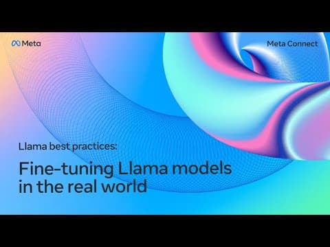 Fine-tuning Llama Models in the Real World