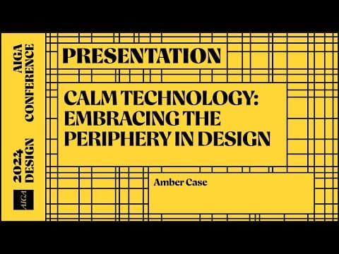 Calm Technology: Embracing the Periphery in Design