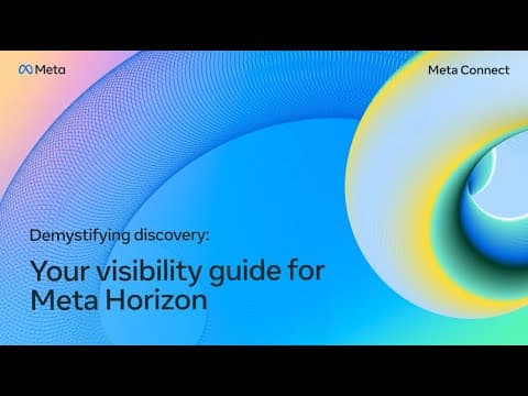 Your Visibility Guide for Meta Horizon