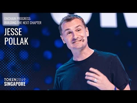 Onchain Progress: Building the Next Chapter - TOKEN2049 Singapore 2025