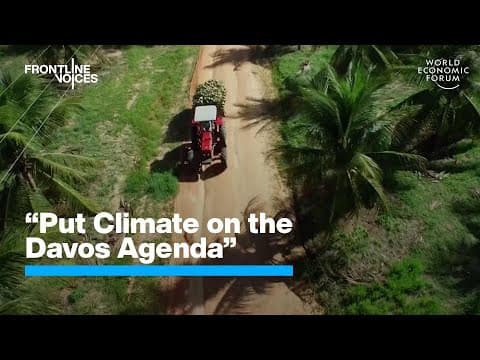 "Put Climate on the Davos Agenda" #wef22 | Frontline Voices