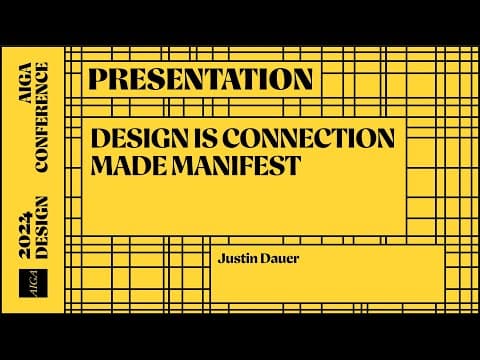 Design is Connection Made Manifest