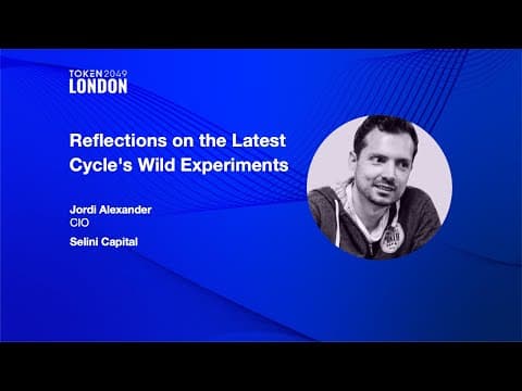 Selini Capital @ TOKEN2049 London 2022