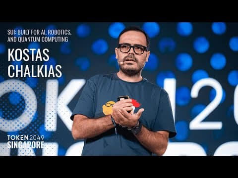 Sui: Built for AI, Robotics, and Quantum Computing - TOKEN2049 Singapore 2025
