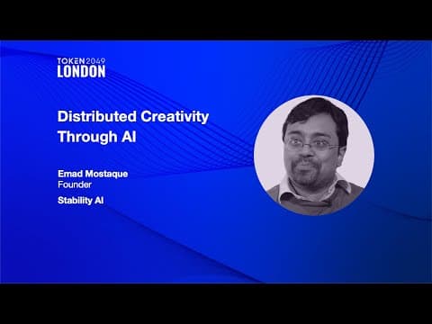 Stability AI @ TOKEN2049 London 2022