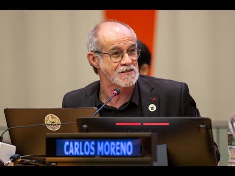 Keynote speech by Prof. Carlos Moreno, Scientist and Professor