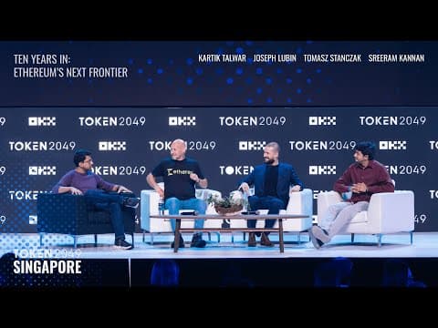 Ethereum’s Next Frontier - TOKEN2049 Singapore 2025