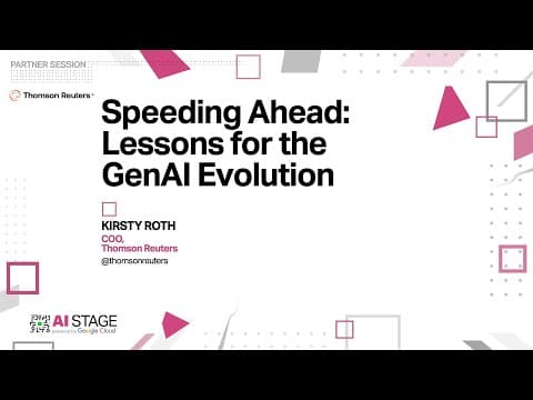 Lessons for the GenAI Evolution