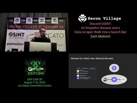 DEF CON 33 Recon Village - Discord OSINT