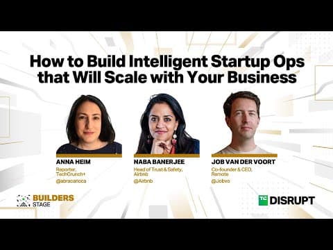 How to Build Intelligent Startup Ops that Will Scale