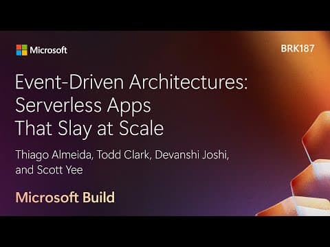 Serverless Apps That Slay at Scale | BRK187