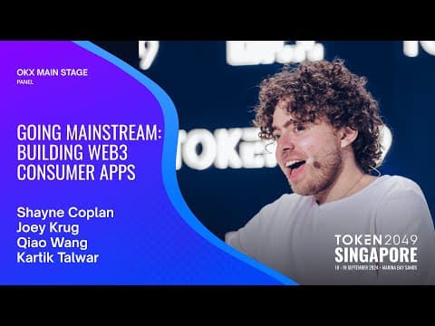 Building Web3 Consumer Apps - TOKEN2049 Singapore 2024