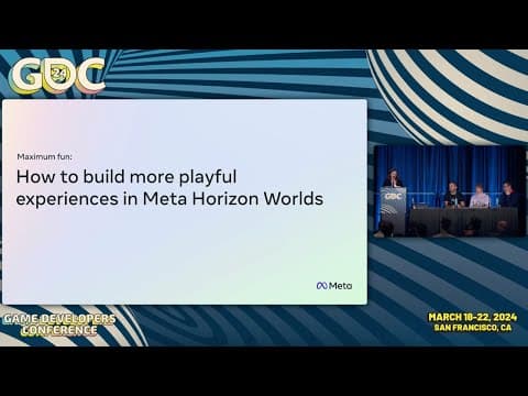 How to Build More Playful Experiences in 'Meta Horizon Worlds'